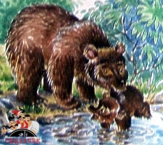 купание медвежат читать сказка рассказ Бианки