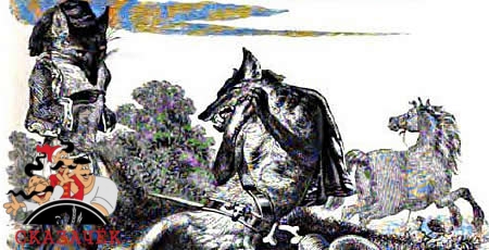 Лисица, волк и лошадь