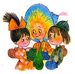 Незнайка Кнопочка Пестренький