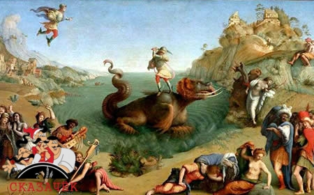 Персей спасает Андромеду