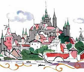 средневековый город