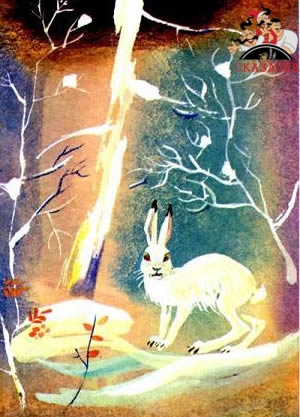 Снег и заяц сказка